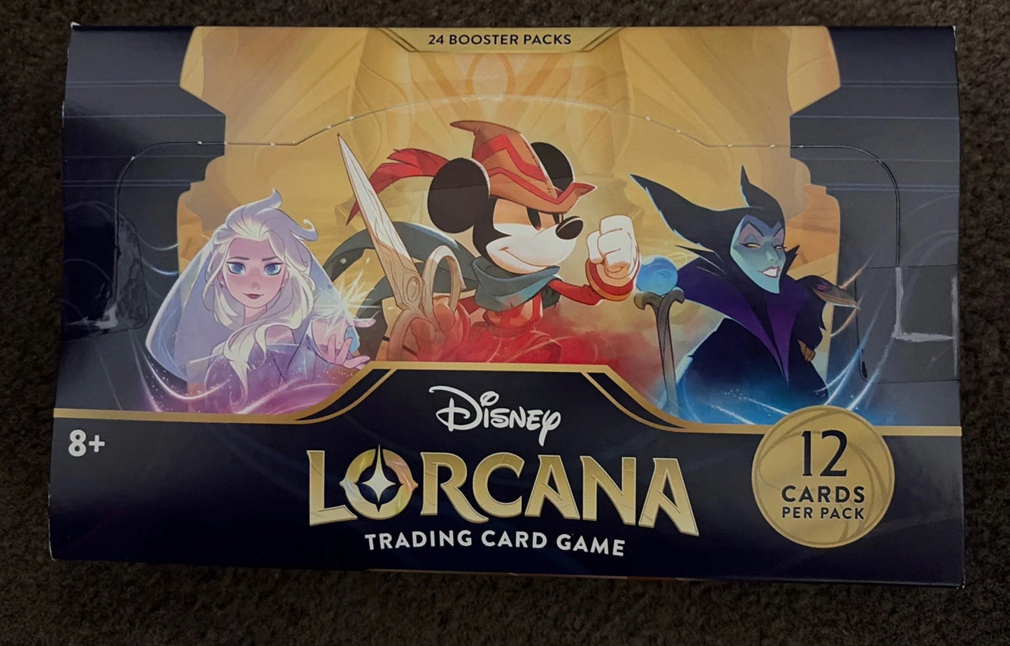 Disney Lorcana The First Chapter Booster Box English
